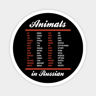 Animals In Russian Magnet
